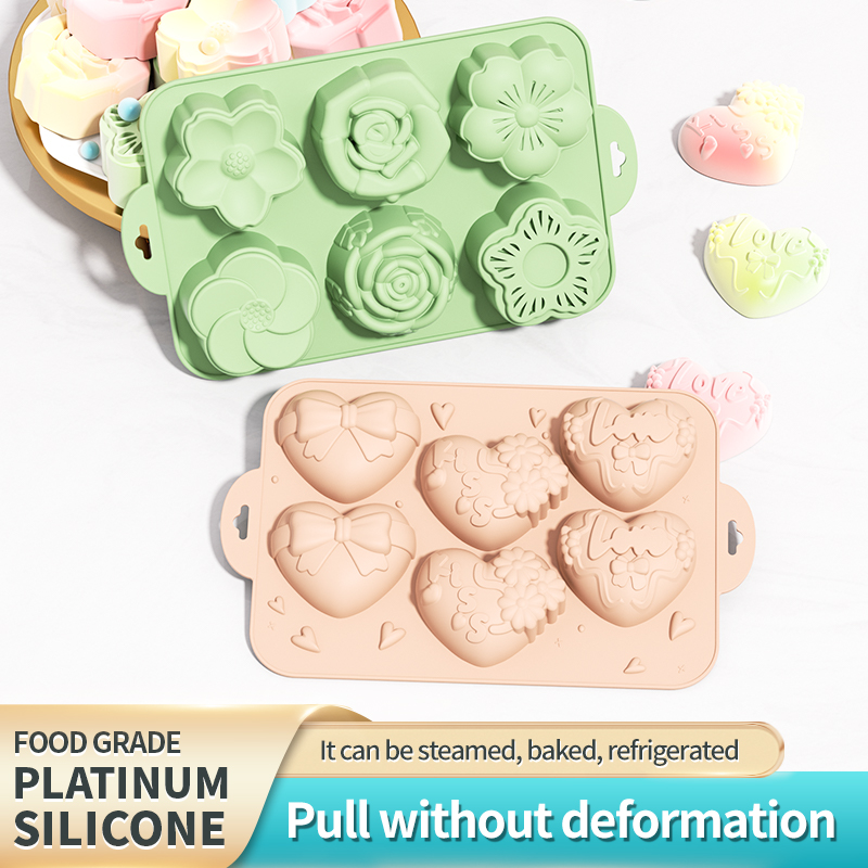Soap Making Instructions - Silikon Sabun Kalıbı, Farklı Şekillerde Kalp