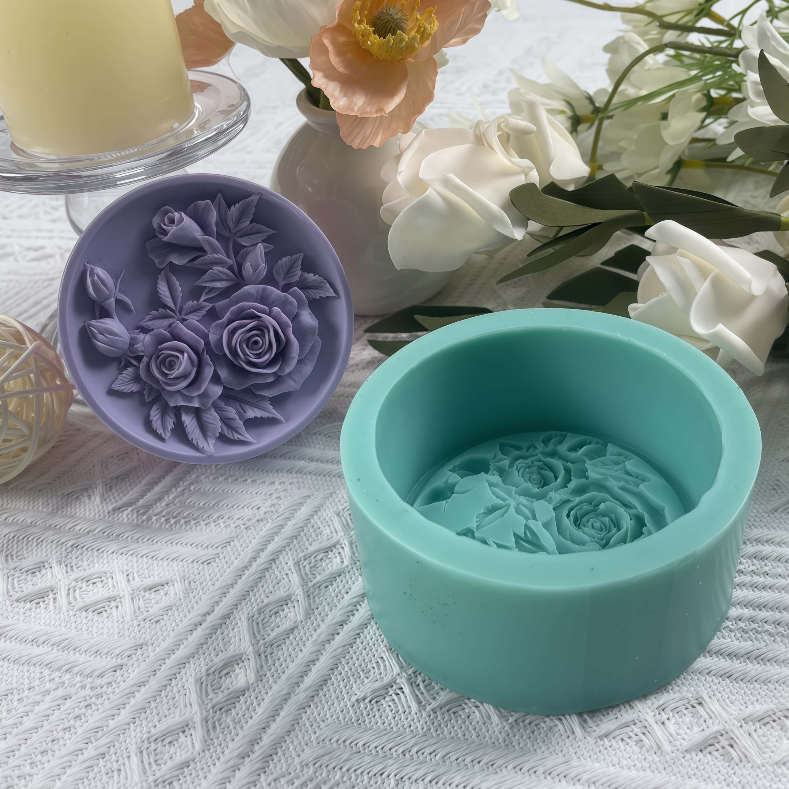 Soap Making Instructions - 3D Gül El Yapımı Silikon Sabun