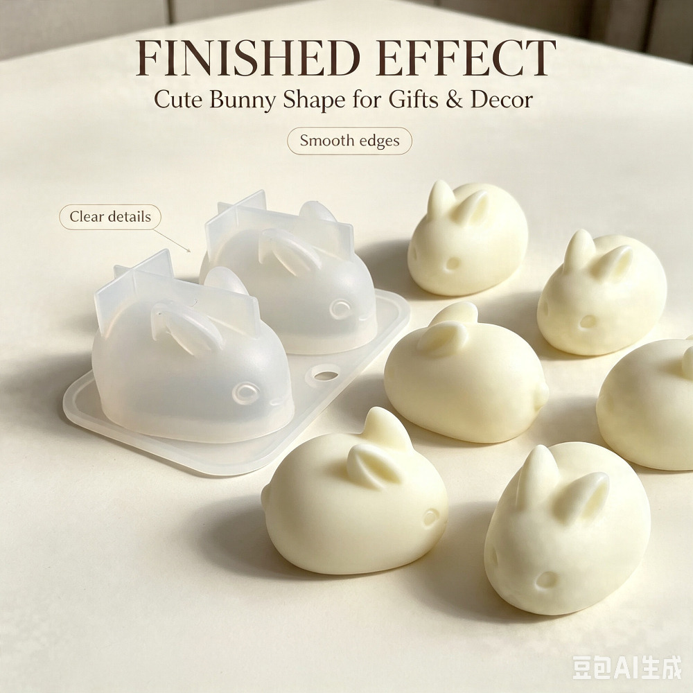 3D Mini Tavşan silikon kalıp G - Soap Making Instructions incelemesi ve fiyatı
