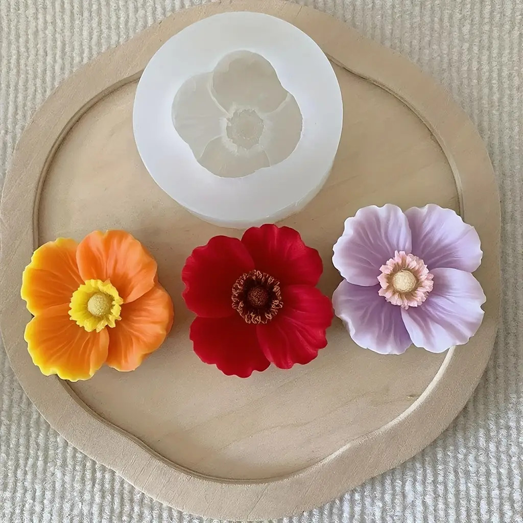 Çiçek Silikon Mum Kalıbı, Sabu - Soap Making Gifts incelemesi ve fiyatı