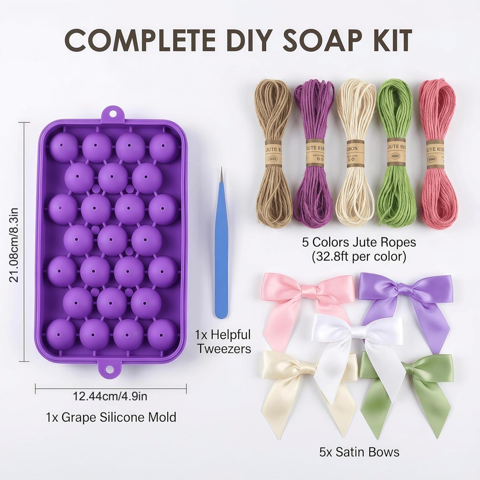 Üzüm Sabunu Kalıbı Kolay Çıkar - Soap Making Diy Kit incelemesi ve fiyatı