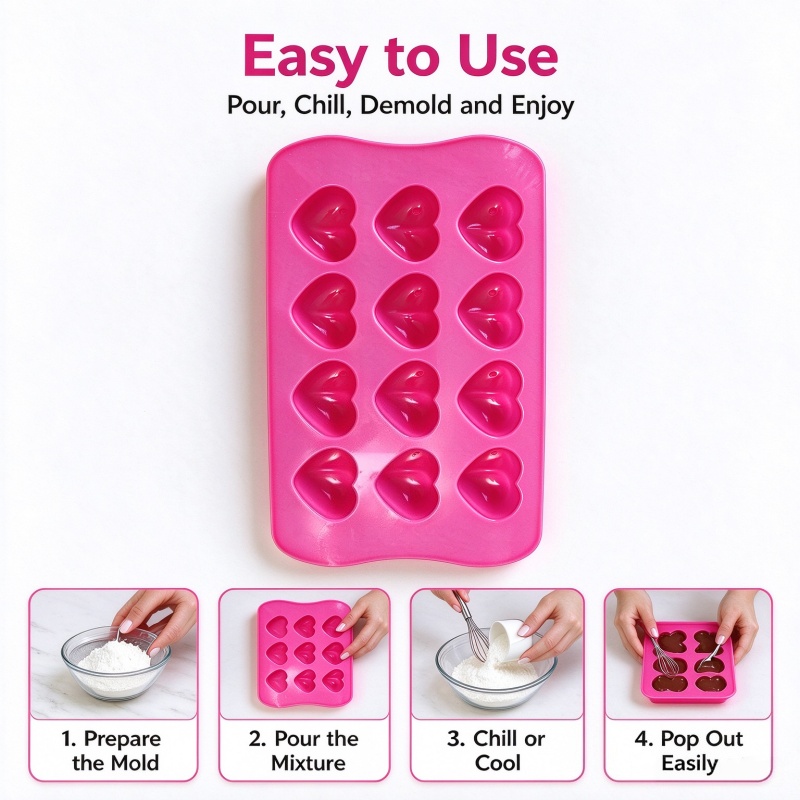 3D Kalp Şeklinde Silikon Kalıp - Soap Making Ins incelemesi ve fiyatı
