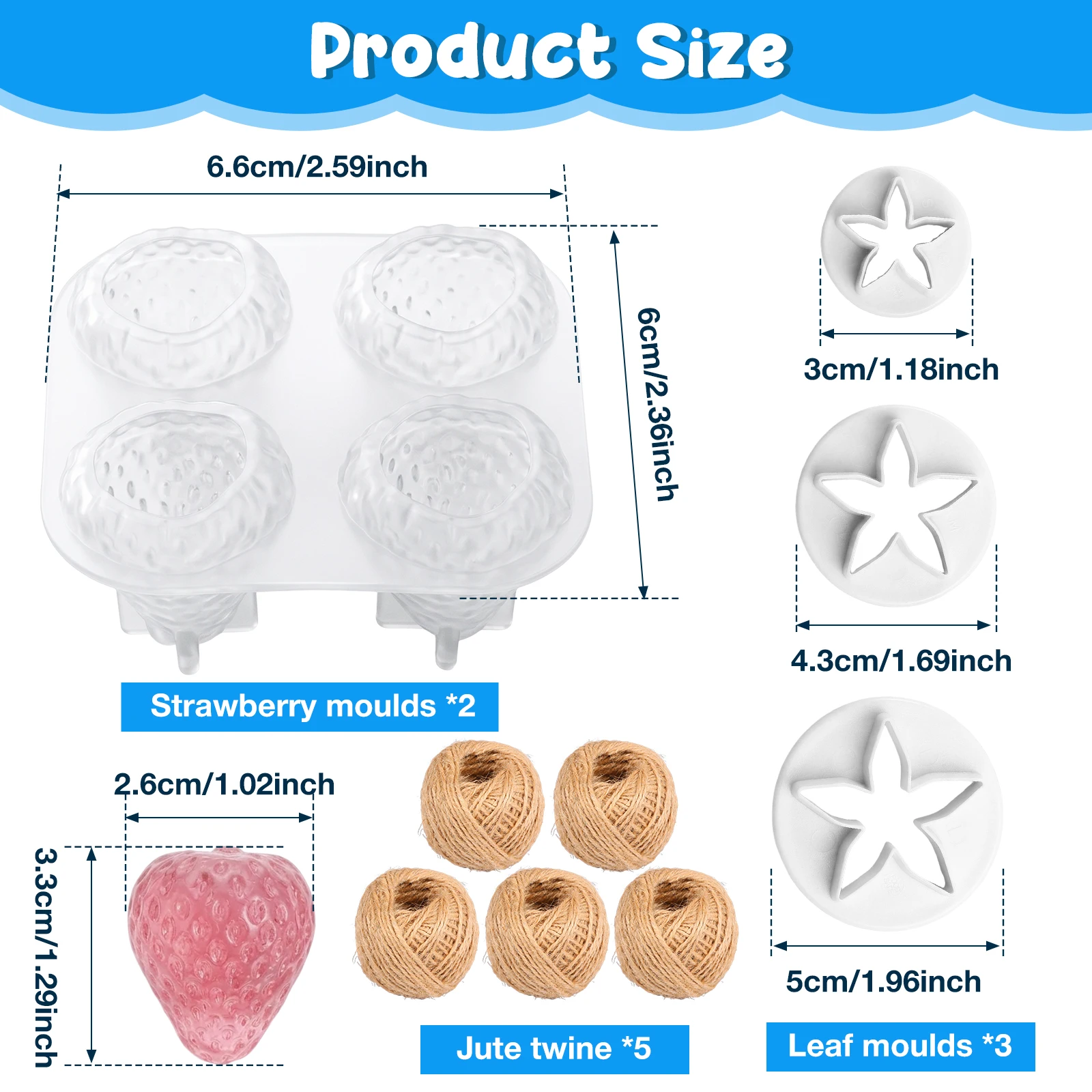 2 Adet Çilek Şeklinde Sabun Ka - Soap Making Diy Kit incelemesi ve fiyatı