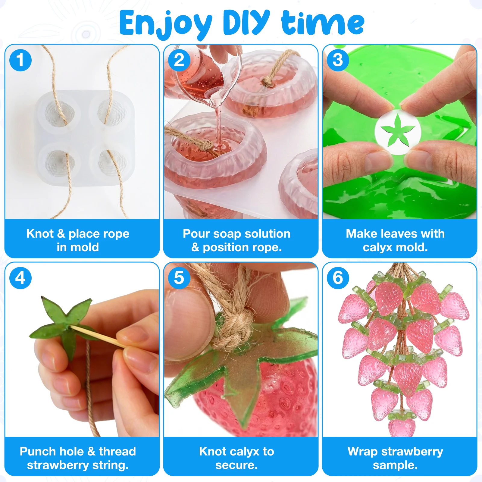 2 Adet Çilek Şeklinde Sabun Ka - Soap Making Diy Kit incelemesi ve fiyatı